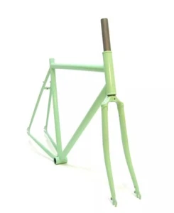 MURPHY HIMSELF CRO-MO STEEL MINT GREEN FIXED GEAR ROAD FRAME - FREE USA SHIPPING - Picture 1 of 6