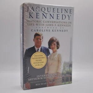 Jacqueline Kennedy Conversations on Life with John F. Kennedy Book + 8 CDs (NEW) - Imagen 1 de 5