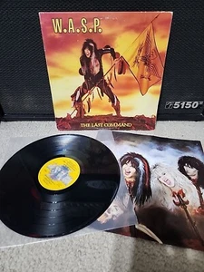 W.A.S.P The Last Command Lp Vinyl OG 1985 1st Press W/Insert 'EXPLICIT' VG/VG+ - Picture 1 of 13