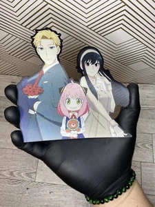Spy X Family Anya Yor & Loid Forger 3D Lenticular Motion Auto Aufkleber Decal - Bild 1 von 4