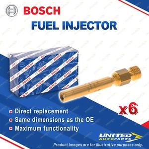 6 x Bosch Fuel Injectors for Benz S-Class W116 W126 190 W201 124 W124 123 300SL - Picture 1 of 2
