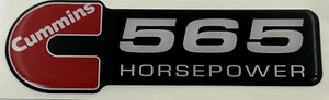 Emblema diésel Cummins/565 caballos de fuerza - Imagen 1 de 1