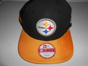 Pittsburgh Steelers New Era 9FiftyYELLOW Black Color  Adjustable Snapback Hat - Picture 1 of 4