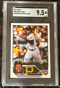 Oneil Cruz Advanced Stats /300 Future Stars 2023 Topps 285 Pittsburgh Pirates - Bild 1 von 2