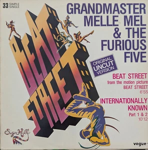 BEAT STREET UNCUT VERSION GRANDMASTER MELLE MEL FURIOUS 5 SUGARHILL VOGUE 1984 - Bild 1 von 7