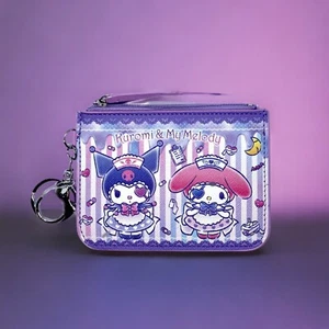 Sanrio Card Holder Wallet - My Melody Kuromi, Coin Purse Cosplay Pirate Nurses - Picture 1 of 2
