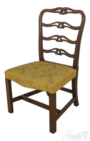 F59222EC: KITTINGER CW-17 Ribbon Back Mahogany Side Chair Cover