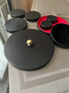 Custom leather Lens Cap 160 -  170mm - Picture 1 of 19