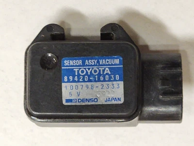 OEM TOYOTA TERCEL PASEO MANIFOLD AIR PRESSURE MAP SENSOR 89420-16030 NO BRACKET - Image 1 of 3