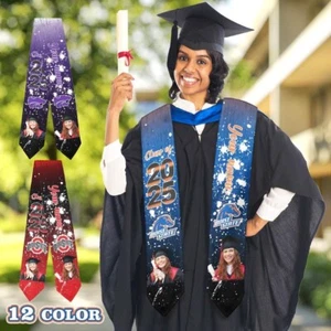 Estola personalizada con tu foto, año de graduación y obras de arte personalizadas - Imagen 1 de 10