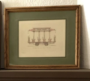 Kenneth Chapman Farblithographie signiert Los Angeles Pferdebahn 1876 - Bild 1 von 21