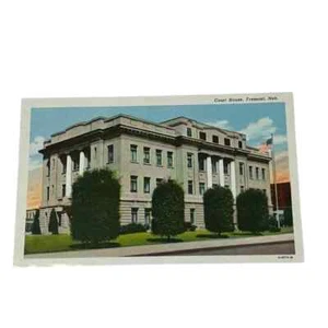 AK Court House Fremont Nebraska Vintage B72 - Bild 1 von 2