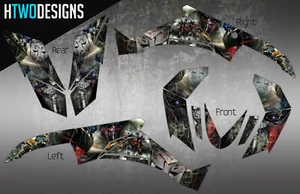 QUADZILLA XLC 320 500 GRAPHIC KIT XLC320 STICKERS DECALS QUAD GRAPHICS DECAL - Picture 1 of 1