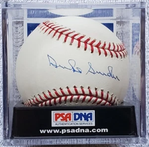 DUKE SNIDER Signed Major League Baseball PSA DNA COA Graded 9 MINT - Picture 1 of 5