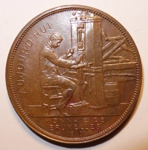 Médaille Belgique, Monnaie de Bruxelles, 1910 !! - Imagen 1 de 2
