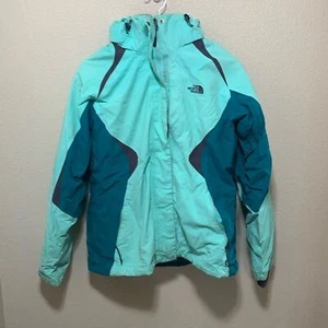 The North Face Women’s Snow Jacket Size M Teal - Picture 1 of 6
