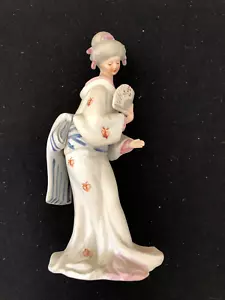 Vintage Geisha Girl ceramic statue Ardalt Art Ware ROC Taiwan, 9 inches - Picture 1 of 6