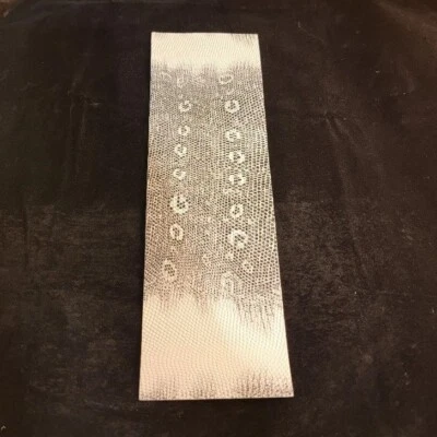Tiger Ring Tail Lizard Print- Leather Wrap Cue Blank - Cue Repair - 002098