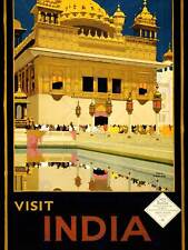 TRAVEL TOURISM INDIA HARMANDIR SAHIB SIKH TEMPLE NEW ART PRINT POSTER CC2934