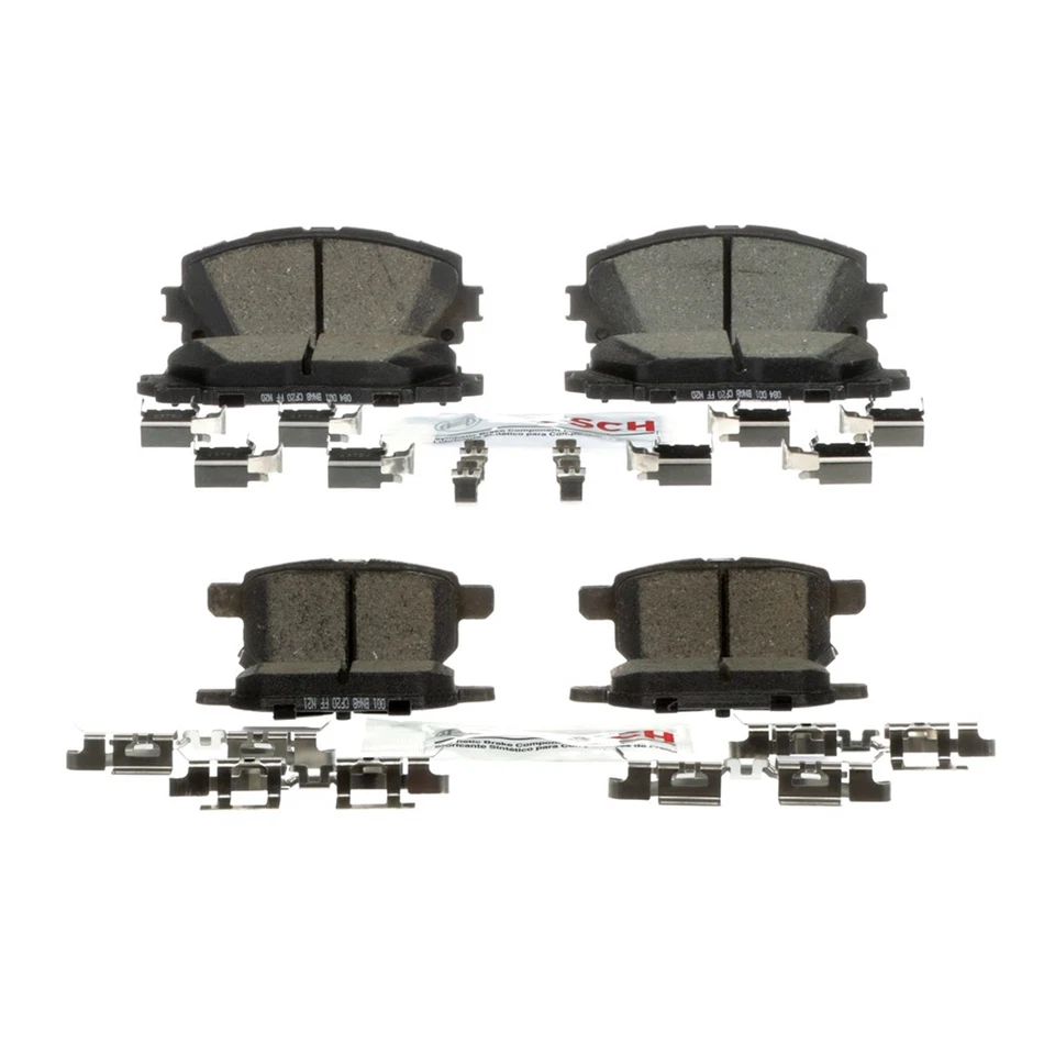 Комплект синих керамических дисковых тормозных колодок Bosch ПЕРЕДНИЙ ЗАДНИЙ КОМПЛЕКТ для Toyota Prius CT200h - Изображение 1 из 4