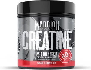 Warrior Creatine Monohydrate Powder-Easy Mixing-Savage Strawberry 300G,UK STOCK - Picture 1 of 3