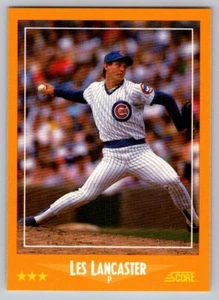 1988 Score # 602 - Les Lancaster - Chicago Cubs - Picture 1 of 2