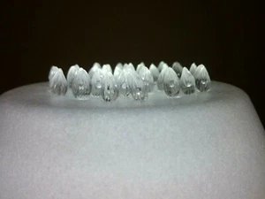 63 Clear Mini Twist Bulbs/Lights for Ceramic Christmas Trees - Picture 1 of 6