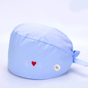 Surgical Sweatband Scrub Skull Cap buttons Medical Nurse Doctor Dentist Ha в - Picture 1 of 21