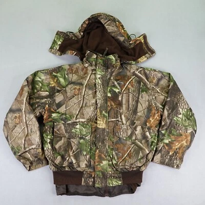 10X Jacket Mens Large Brown Realtree Hardwoods Camo Removable Liner Coat Hunting - Image 1 of 4