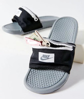 nike flip flops with fanny pack