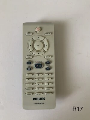 Genuine PHILIPS RC-2010 DVD Player Remote Control DVP3040 DVP3040/37 DVP3040/37B - Image 1 of 4
