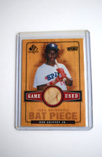 2001 SP Top Prospects KEN GRIFFEY JR Game Used 100% Authentic Bat #B-KG HOF