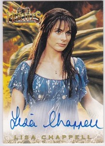 HERCULES 2001 THE COMPLETE JOURNEYS A11 LISA CHAPPELL AS MELISSA AUTOGRAPH