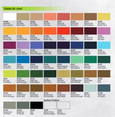 Vallejo GAME AIR 18 ml - SCEGLI IL COLORE