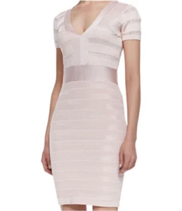 French Connection Summer Spotlight Bandage Seam Dress in Capri Blush pink sz 0 - Picture 1 of 11