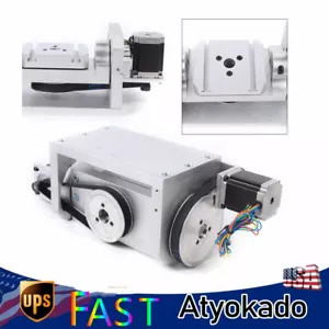 6:1,8:1 CNC Fräse Rotary Indexer Maschine Teilkopf 5. 4. Drehachse - Bild 1 von 13