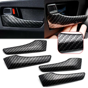 Carbon Fiber Style Car Inner Door Handle Covers Trim For Toyota RAV4 2013-2018 - Picture 1 of 9