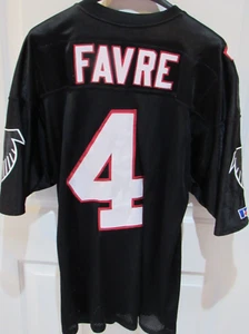 1991 Brett Favre Atlanta Falcons NFL Football jersey Size 48 Rookie Russell Ath. - Picture 1 of 10