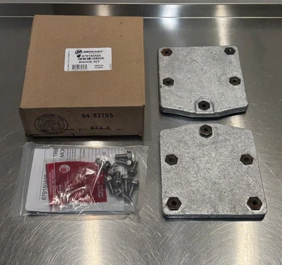 Mercury 97-879150A65 Zeus Pod Aluminio Trim Tab Ánodo Kit 879150A65 Piezas OEM Foto 1 de 4