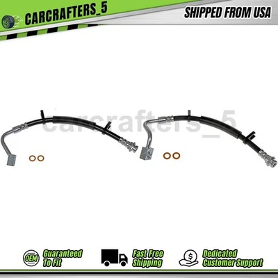 2 mangueras hidráulicas de freno trasero para Ram C/V 2012 2013 3,6 L Foto 1 de 4