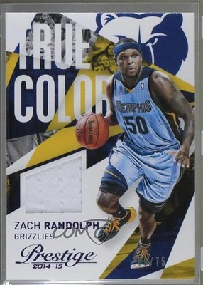 2014-15 Panini Prestige True Colors Materials Purple /75 Zach Randolph #22 - Image 1 of 2