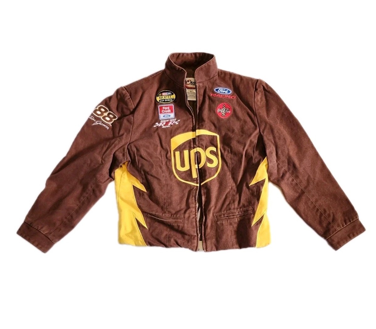 UPS レーシングジャケット 2XL XXL Chase authentic UPS レーシングジャケット 2XL XXL Chase authentic 古着 CHASE