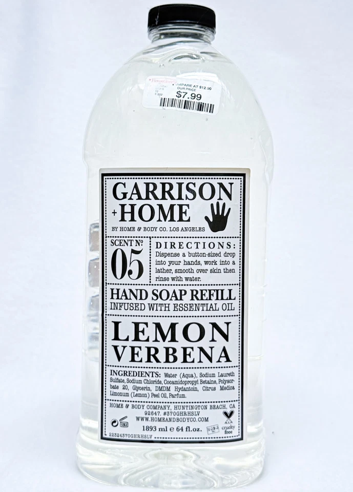 Home Body Co 海盐 LAVENDER 液体手香皂补充 64 盎司 — 第 1/1 张图片