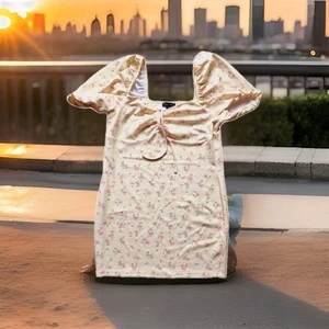 Women Floral Strappy Summer Sundress Ladies Holiday Beach Mini Cami Vest Dress - Picture 1 of 8