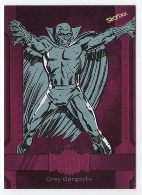 2024 Skybox Marvel Metal Universe Avengers PINK GREY GARGOYLE /75 - Image 1 of 2