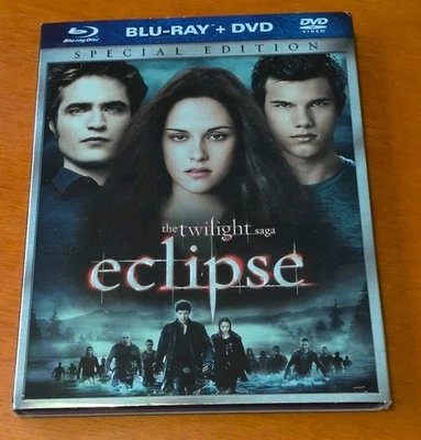 The Twilight Saga Eclipse Blu-ray Kristen Stewart  Robert Pattinson  Lautner Foto 1 de 4