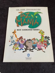 TAZ-MANIA 1992 Emmy ad with Tasmanian Devil family, Jean, Hugh, Digeri Dingo - Picture 1 of 1
