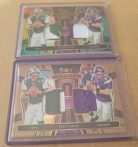 2024 Panini Select Multiverse Board Favre #MP-BFE Tie-Dye Prizm 08/25 28/49 (2) - Foto 1 di 6
