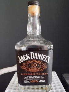 jack daniels 10 Años Botella Vacía - Imagen 1 de 2