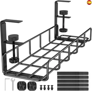  REFLYING Bandeja Debajo del Escritorio Bandeja para la Gestión de Cables de   - Imagen 1 de 8